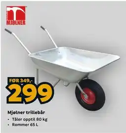 Megaflis Mjølner trillebår tilbud
