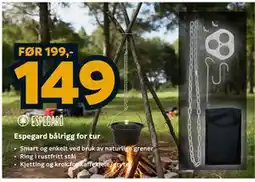 Megaflis Espegard bålrigg for tur tilbud