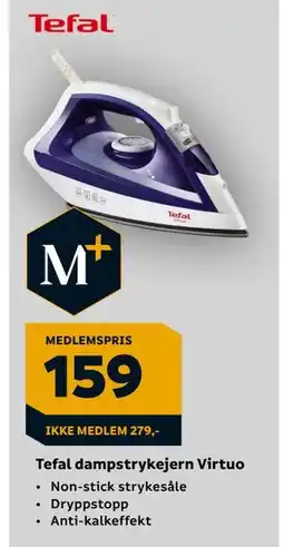 Megaflis Tefal dampstrykejern Virtuo tilbud