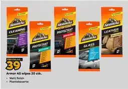 Megaflis Armor All wipes 20 stk tilbud