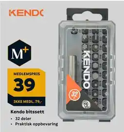 Megaflis Kendo bitssett tilbud