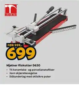 Megaflis Mjølner fliskutter D630 tilbud