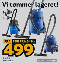 Megaflis Nilfisk Buddy II tilbud