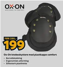 Megaflis Ox-On knebeskyttere med plastkappe comfort tilbud