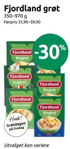 Joker Fjordland grøt tilbud