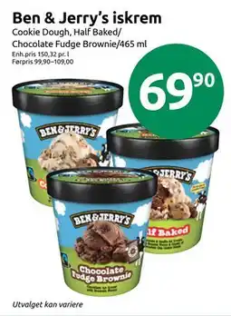 Joker Ben & Jerry’s iskrem tilbud