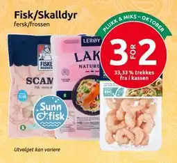 Joker Fisk/Skalldyr tilbud