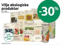 Joker Vilje økologiske produkter tilbud