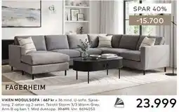 Skeidar VIKEN MODULSOFA tilbud