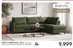 Skeidar TEMPO HJØRNESOFA tilbud