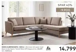 Skeidar EDEN HJØRNESOFA tilbud
