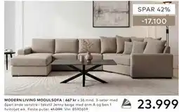 Skeidar MODERN LIVING MODULSOFA tilbud