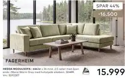 Skeidar HEDDA MODULSOFA tilbud