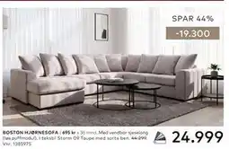 Skeidar BOSTON HJØRNESOFA tilbud