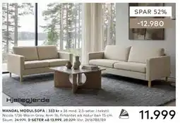 Skeidar MANDAL MODULSOFA tilbud