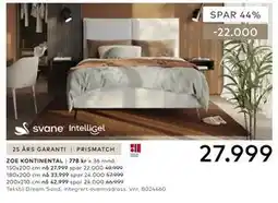 Skeidar ZOE KONTINENTAL tilbud