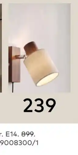 Skeidar VEGGLAMPE tilbud