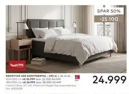 Skeidar SENSITIVE 400 KONTINENTAL tilbud