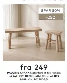 Skeidar PAULINE KRAKK tilbud