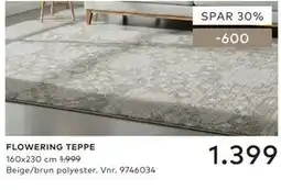 Skeidar FLOWERING TEPPE tilbud
