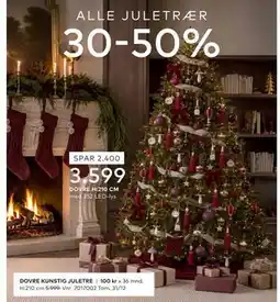 Skeidar DOVRE KUNSTIG JULETRE tilbud