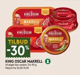 Coop Mega KING OSCAR MAKRELL tilbud