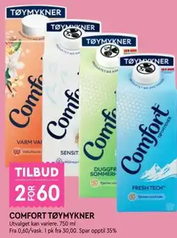 Coop Mega COMFORT TØYMYKNER tilbud