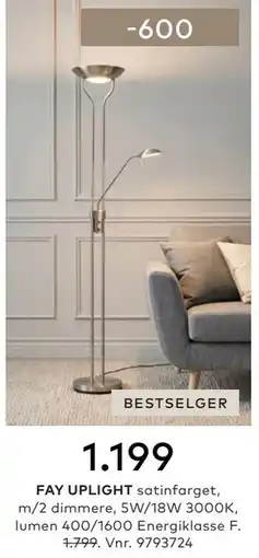 Skeidar FAY UPLIGHT tilbud