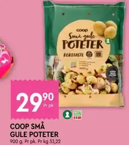Coop Mega COOP SMÅ GULE POTETER tilbud