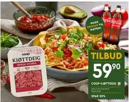 Coop Mega COOP KJØTTDEIG tilbud