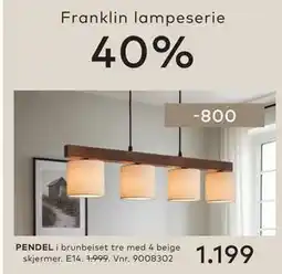Skeidar PENDEL tilbud