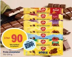 Coop Mega Freia storplater, Medlemspris tilbud