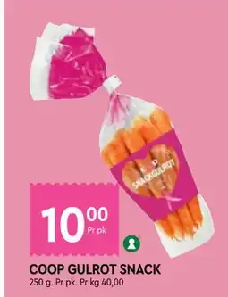 Coop Mega COOP GULROT SNACK tilbud