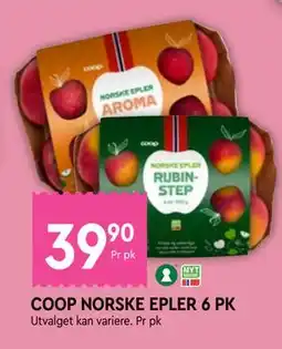 Coop Mega COOP NORSKE EPLER 6 PK tilbud