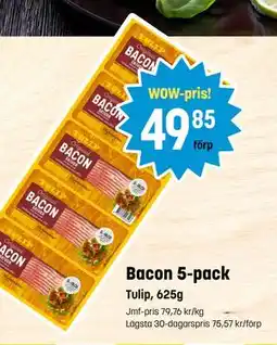 Eurocash Bacon 5-pack tilbud