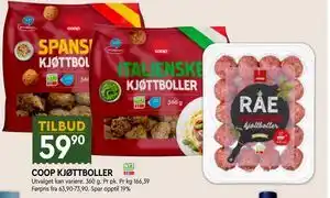 COOP KJØTTBOLLER