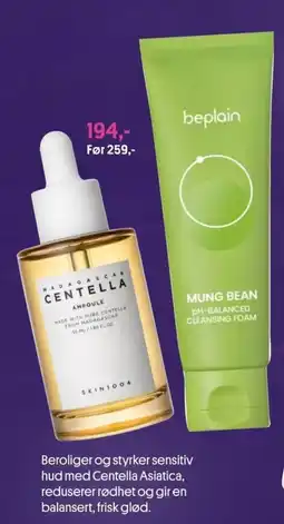 VITA beplain mung bean ph-balanced cleansing foam tilbud