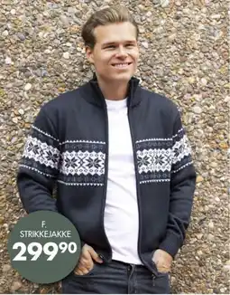 Sparkjøp F. strikkejakke tilbud