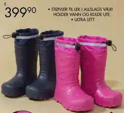 Sparkjøp Støvler til lek i allslags vær tilbud