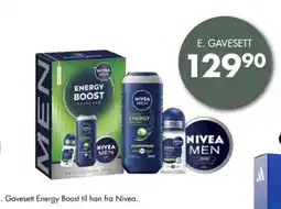 Sparkjøp Nivea Men Gavesett Energy Boost tilbud