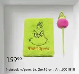 Sparkjøp Notatbok m/penn tilbud