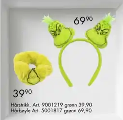 Sparkjøp Hårstrikk Art. 9001219 grønn tilbud