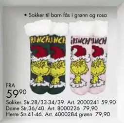Sparkjøp Grinch sokker tilbud