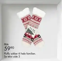 Sparkjøp Fluffy sokker tilbud