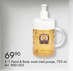 Sparkjøp 2-1 Hand & Body wash med pumpe tilbud