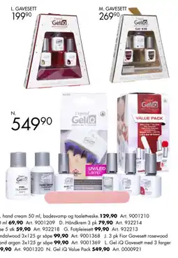 Sparkjøp Depend Gel iQ Gel iQ Gavesett tilbud