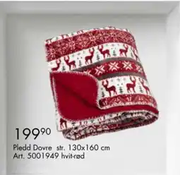 Sparkjøp Pledd Dovre tilbud