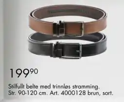 Sparkjøp Stilfullt belte tilbud