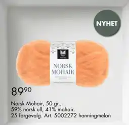 Sparkjøp Mohair tilbud