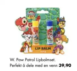 Sparkjøp W. Paw Patrol Lipbalmset tilbud